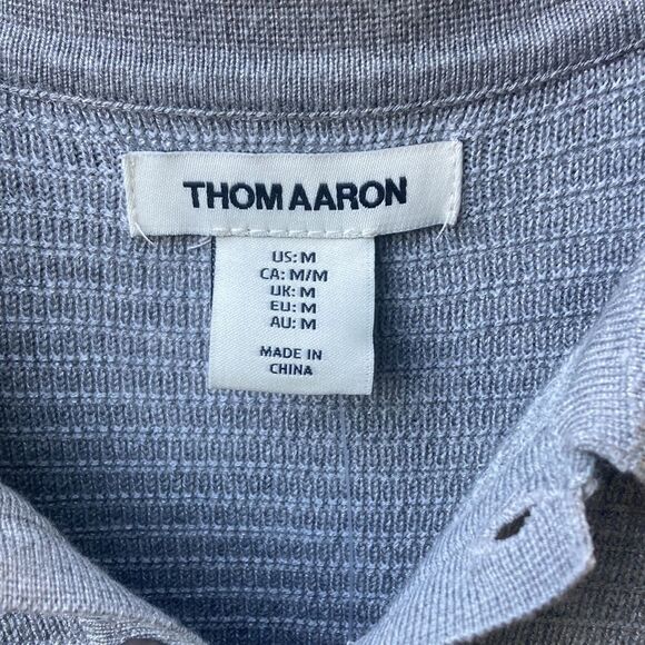 Thom Aaron Gray Men's Polo Shirt - Picture 3 of 7